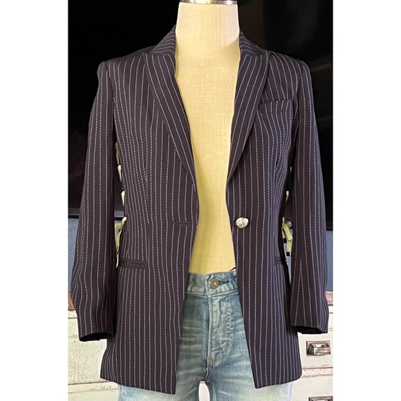 Veronica Beard Taylor Lace-Up Blazer 0 - Picture 11 of 15